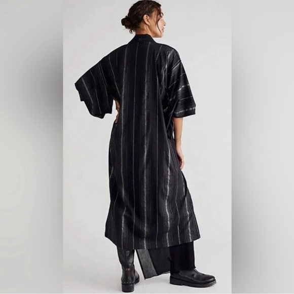 Free People Stardust Stripe Kimono - Picture 2 of 12